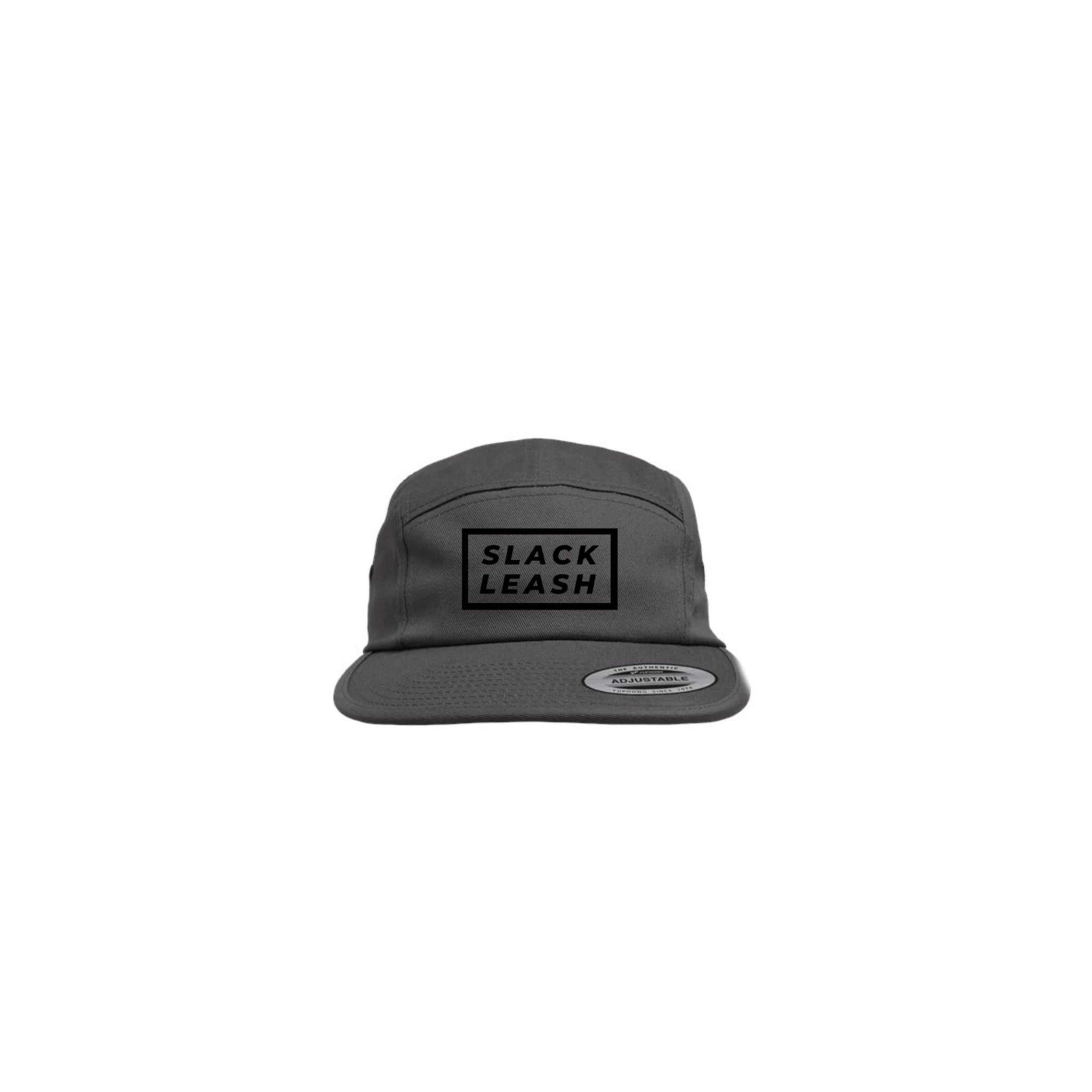Slack Leash 5 panel Camp Cap (black)